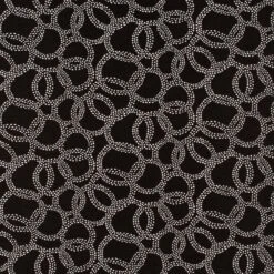 Bella-Dura® Hansel Black/White 54" Fabric
