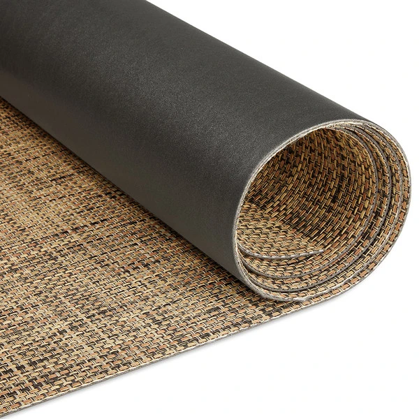 Chilewich Basketweave Bark 72" Floor Covering Fabric 3 Chilewich Basketweave Bark 72" Floor Covering Fabric