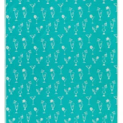 Covington Outdoor Five O'Clock Somewhere Turquoise 56" Fabric -Cloth Store Covington Outdoor Five OClock Somewhere Turquoise 56 Fabric 2