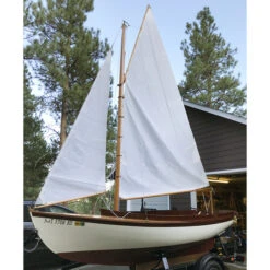 Dacron® Supercruise 4 Oz. White Sailcloth 58" -Cloth Store Dacron Supercruise 4oz White 60 701