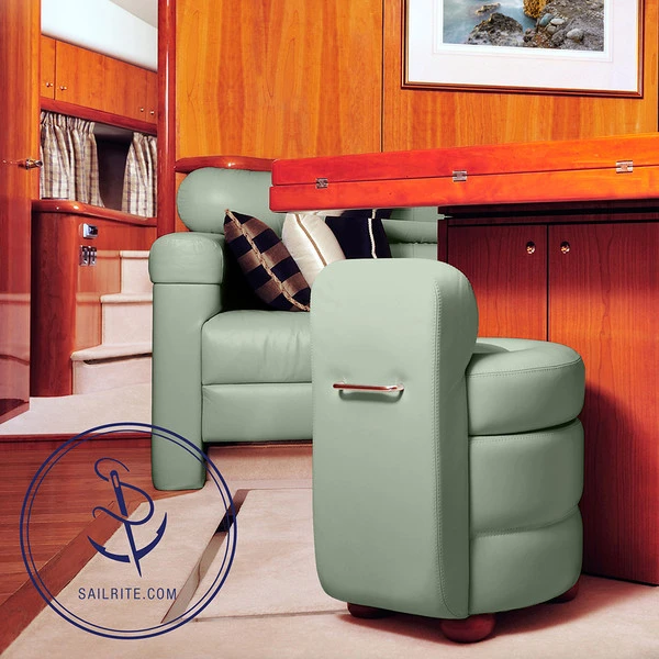 EverSoft™ Indoor/Outdoor Aqua 54" Vinyl Fabric 8 EverSoft™ Indoor/Outdoor Aqua 54" Vinyl Fabric - Image 6