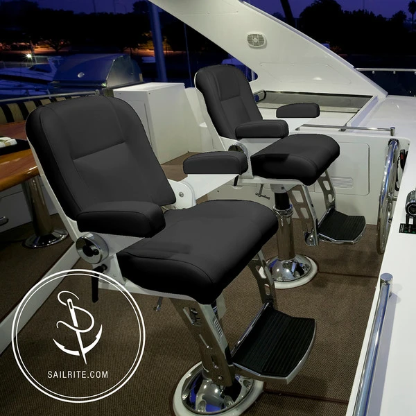 EverSoft™ Indoor/Outdoor Black 54" Vinyl Fabric 7 EverSoft™ Indoor/Outdoor Black 54" Vinyl Fabric - Image 5