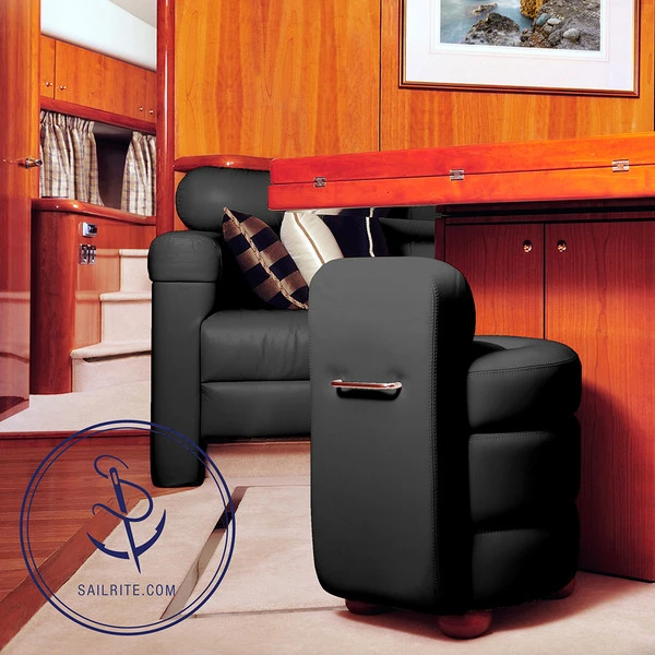 EverSoft™ Indoor/Outdoor Black 54" Vinyl Fabric 8 EverSoft™ Indoor/Outdoor Black 54" Vinyl Fabric - Image 6