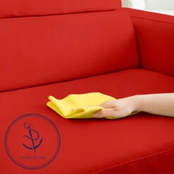EverSoft™ Indoor/Outdoor Red 54" Vinyl Fabric -Cloth Store EverSoft Indoor Outdoor Red 54 Vinyl Fabric 95