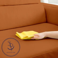 EverSoft™ Indoor/Outdoor Teak 54" Vinyl Fabric -Cloth Store EverSoft Indoor Outdoor Teak 54 Vinyl Fabric 95