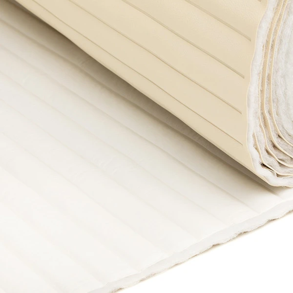 EverSoft™ Off White 54" Vinyl Channeling Fabric 6 EverSoft™ Off White 54" Vinyl Channeling Fabric - Image 4