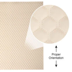 EverSoft™ Off White Hexagon Stitched Foam Backed Vinyl -Cloth Store EverSoft Off White Hexagon Stitched Foam Backed Vinyl 6