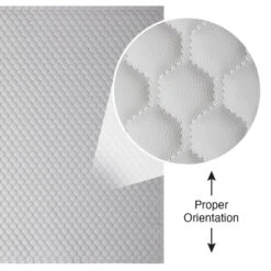 EverSoft™ Silver Hexagon Stitched Foam Backed Vinyl -Cloth Store EverSoft Silver Hexagon Stitched Foam Backed Vinyl 6