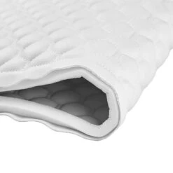 EverSoft™ White Hexagon Stitched Foam Backed Vinyl -Cloth Store EverSoft White Hexagon Stitched Foam Backed Vinyl 3