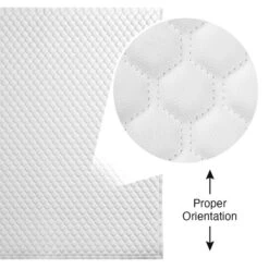 EverSoft™ White Hexagon Stitched Foam Backed Vinyl -Cloth Store EverSoft White Hexagon Stitched Foam Backed Vinyl 6