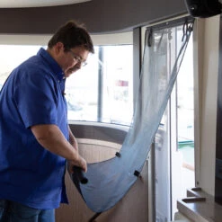 Fiberglass Mesh Charcoal 60" Fabric -Cloth Store Fiberglass Mesh 60 Charcoal No See Um 6