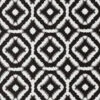 Hilary Farr Outdoor SPF Del Sol Ebony/Ivory 54" Fabric -Cloth Store Hilary Farr Outdoor SPF Del Sol Ebony Ivory 54 Fabric 1
