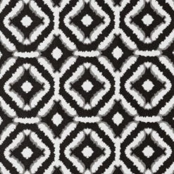 Hilary Farr Outdoor SPF Del Sol Ebony/Ivory 54" Fabric