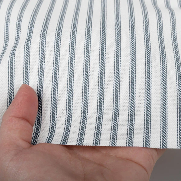 Magnolia Home Berlin Stripe Slate 55" Fabric 6 Magnolia Home Berlin Stripe Slate 55" Fabric - Image 4