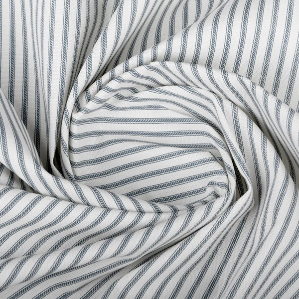 Magnolia Home Berlin Stripe Slate 55" Fabric 7 Magnolia Home Berlin Stripe Slate 55" Fabric - Image 5
