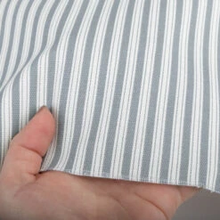 Magnolia Home Polo Stripe Slate 55" Fabric -Cloth Store Magnolia Home Polo Stripe Slate 55 Fabric 4