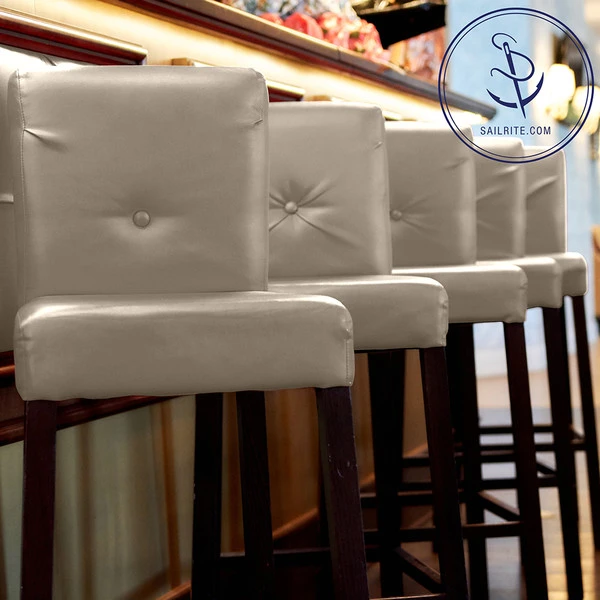 Morbern® Bayside Warm Grey 54" Vinyl Fabric 8 Morbern® Bayside Warm Grey 54" Vinyl Fabric - Image 6