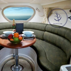 Morbern® Carrara Dark Green 54" Vinyl Fabric -Cloth Store Morbern Carrara Dark Green 54 Vinyl Fabric 76