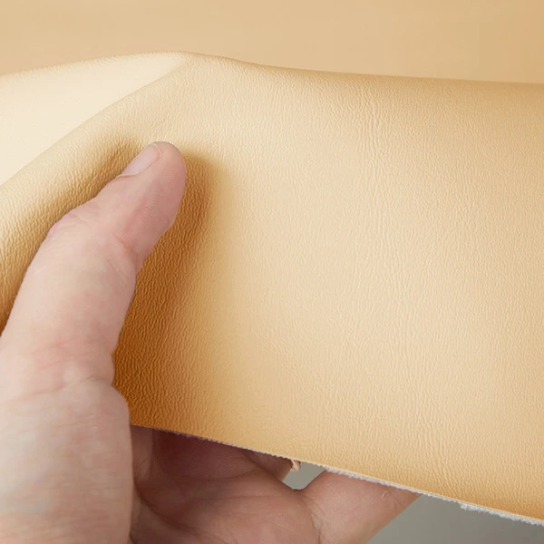 Nauga Soft Cream 54" Vinyl Fabric 5 Nauga Soft Cream 54" Vinyl Fabric - Image 3