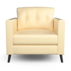 Nauga Soft Cream 54" Vinyl Fabric 11 Nauga Soft Cream 54" Vinyl Fabric -Cloth Store Nauga Soft Vinyl Cream 54 901