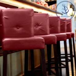 Nauga Soft Tapestry Red 54" Vinyl Fabric -Cloth Store Nauga Soft Vinyl Tapestry Red 54 89