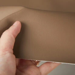 Nauga Soft Velvet Brown 54" Vinyl Fabric -Cloth Store Nauga Soft Vinyl Velvet Brown 54 3