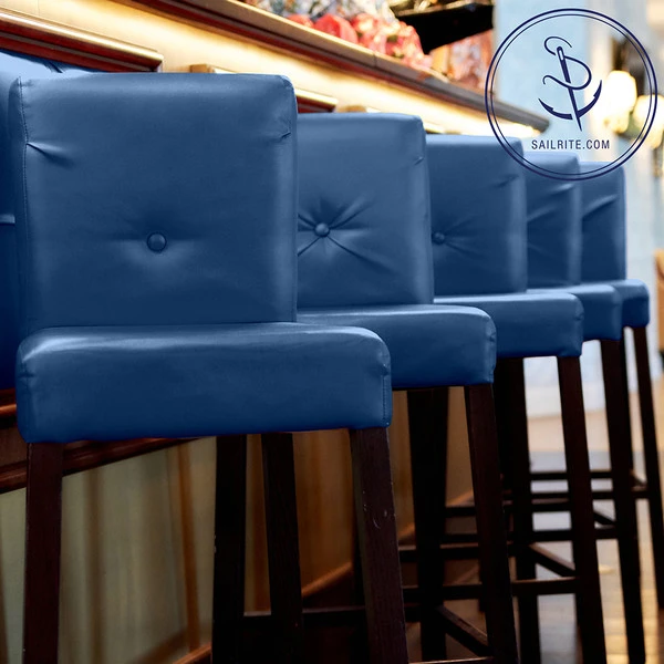 Naugahyde® All American Royal Blue 54" Vinyl Fabric 8 Naugahyde® All American Royal Blue 54" Vinyl Fabric - Image 6