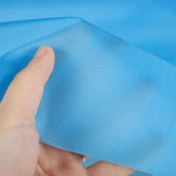 Nylon 200D Light Blue (UN Blue) 60" Fabric -Cloth Store Nylon Flag Cloth 4oz Light Blue 60 3