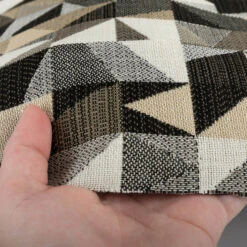 Outdura® Geo Carbon 54" Upholstery Fabric (8803) -Cloth Store Outdura Geo Carbon 54 Upholstery Fabric 8803 3