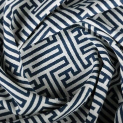 Outdura® Labyrinth Navy 54" Upholstery Fabric (12001) -Cloth Store Outdura Labyrinth Navy 54 Upholstery Fabric 12001 5
