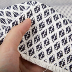 Sunbrella® 146003-0005 Detail Navy 54" Upholstery Fabric -Cloth Store Sunbrella 146003 0005 Detail Navy 54 Upholstery Fabric 4