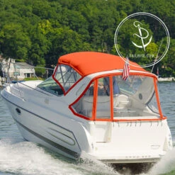 Sunbrella® Marine Grade 4609-0000 Orange 46" Fabric -Cloth Store Sunbrella 4609 0000 Orange 46 75