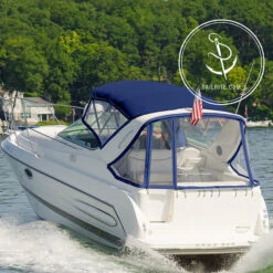 Sunbrella® Marine Grade 4653-0000 Mediterranean Blue Tweed 46" Fabric -Cloth Store Sunbrella 4653 0000 Mediterranean Tweed 46 75