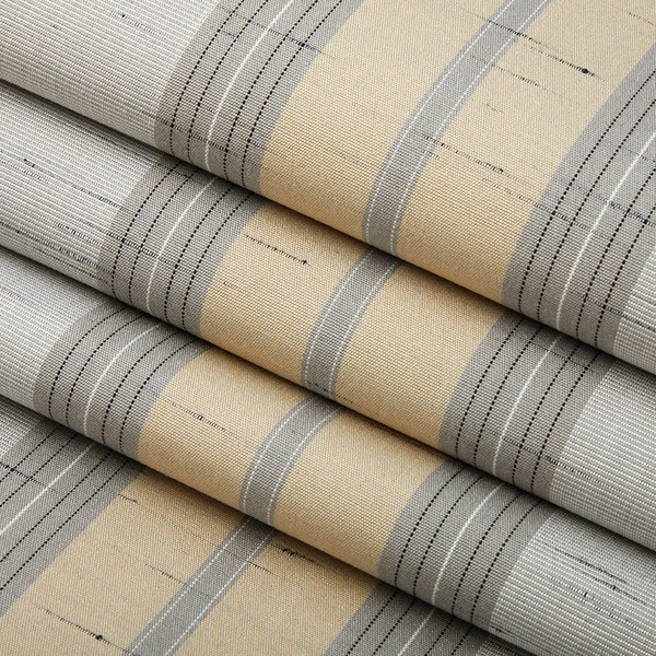 Sunbrella® Awning Stripe 4777-0000 Grey/Beige Chip Fancy 46" Fabric 4 Sunbrella® Awning Stripe 4777-0000 Grey/Beige Chip Fancy 46" Fabric - Image 2