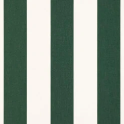 Sunbrella® Awning Stripe 4806-0000 Beaufort Forest Green/Natural 6 Bar 46" Fabric