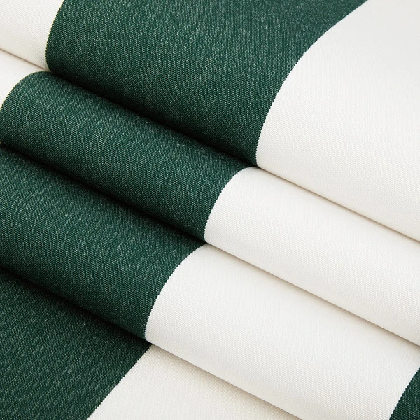Sunbrella® Awning Stripe 4806-0000 Beaufort Forest Green/Natural 6 Bar 46" Fabric 4 Sunbrella® Awning Stripe 4806-0000 Beaufort Forest Green/Natural 6 Bar 46" Fabric - Image 2