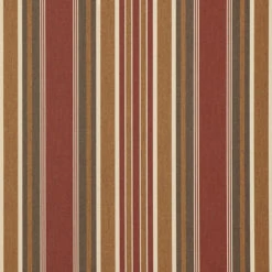 Sunbrella® Awning Stripe 4813-0000 Eastland Redwood 46" Fabric