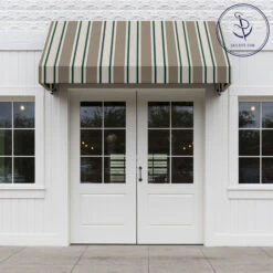 Sunbrella® Awning Stripe 4907-0000 Taupe 5 Bar Stripe 46" Fabric 11 Sunbrella® Awning Stripe 4907-0000 Taupe 5 Bar Stripe 46" Fabric -Cloth Store Sunbrella 4907 0000 Taupe 5 Bar Stripe 46 Signature Series Awning Stripe 72