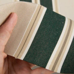 Sunbrella® Awning Stripe 4923-0000 Black Forest Fancy 46" Fabric -Cloth Store Sunbrella 4923 0000 Black Forest Fancy Stripe 46 Signature Series Awning Stripe 4