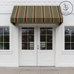 Sunbrella® Awning Stripe 4949-0000 Forest Vintage Bar 46" Fabric -Cloth Store Sunbrella 4949 0000 Forest Vintage Bar Stripe 46 Signature Series Awning Stripe 72