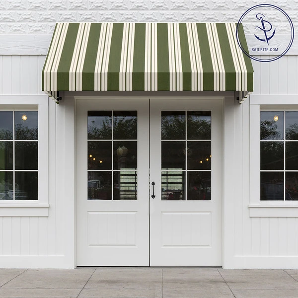 Sunbrella® Awning Stripe 4955-0000 Fern Classic 46" Fabric 7 Sunbrella® Awning Stripe 4955-0000 Fern Classic 46" Fabric - Image 5