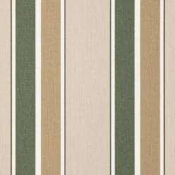 Sunbrella® Awning Stripe 4959-0000 Fern/Heather Beige Block 46" Fabric
