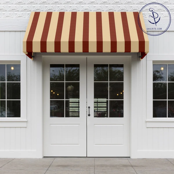 Sunbrella® Awning Stripe 4985-0000 Havelock Brick 46" Fabric 8 Sunbrella® Awning Stripe 4985-0000 Havelock Brick 46" Fabric - Image 6