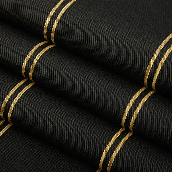 Sunbrella® Awning Stripe 4988-0000 Cooper Black 46" Fabric 4 Sunbrella® Awning Stripe 4988-0000 Cooper Black 46" Fabric - Image 2
