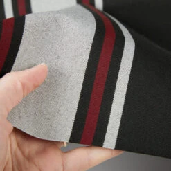 Sunbrella® Awning Stripe 4989-0000 Hatteras Raven 46" Fabric -Cloth Store Sunbrella 4989 0000 Hatteras Raven Stripe 46 Signature Series Awning Stripe 4