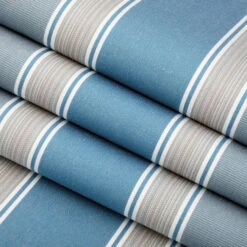 Cloth Store -Cloth Store Sunbrella 4992 0000 Baycrest Sky Awning Stripe 46 2
