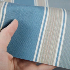 Sunbrella® Awning Stripe 4992-0000 Baycrest Sky 46" Fabric -Cloth Store Sunbrella 4992 0000 Baycrest Sky Awning Stripe 46 4