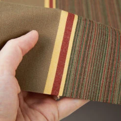 Sunbrella® Awning Stripe 4994-0000 Eastridge Cocoa 46" Fabric -Cloth Store Sunbrella 4994 0000 Eastridge Cocoa 46 Signature Series Awning Stripe 4