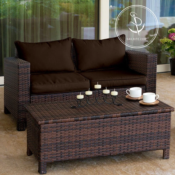 Sunbrella® 5432-0000 Canvas Bay Brown 54" Upholstery Fabric 8 Sunbrella® 5432-0000 Canvas Bay Brown 54" Upholstery Fabric - Image 6