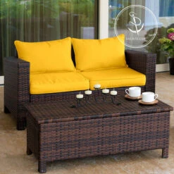 Sunbrella® 5457-0000 Canvas Sunflower Yellow 54" Upholstery Fabric -Cloth Store Sunbrella 5457 0000 Canvas Sunflower Yellow 54 73
